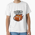 Blaze Field Footbal T-Shirt - Minimalist Print Men Women - T-Shirt, Sweatshirt, Hoodie