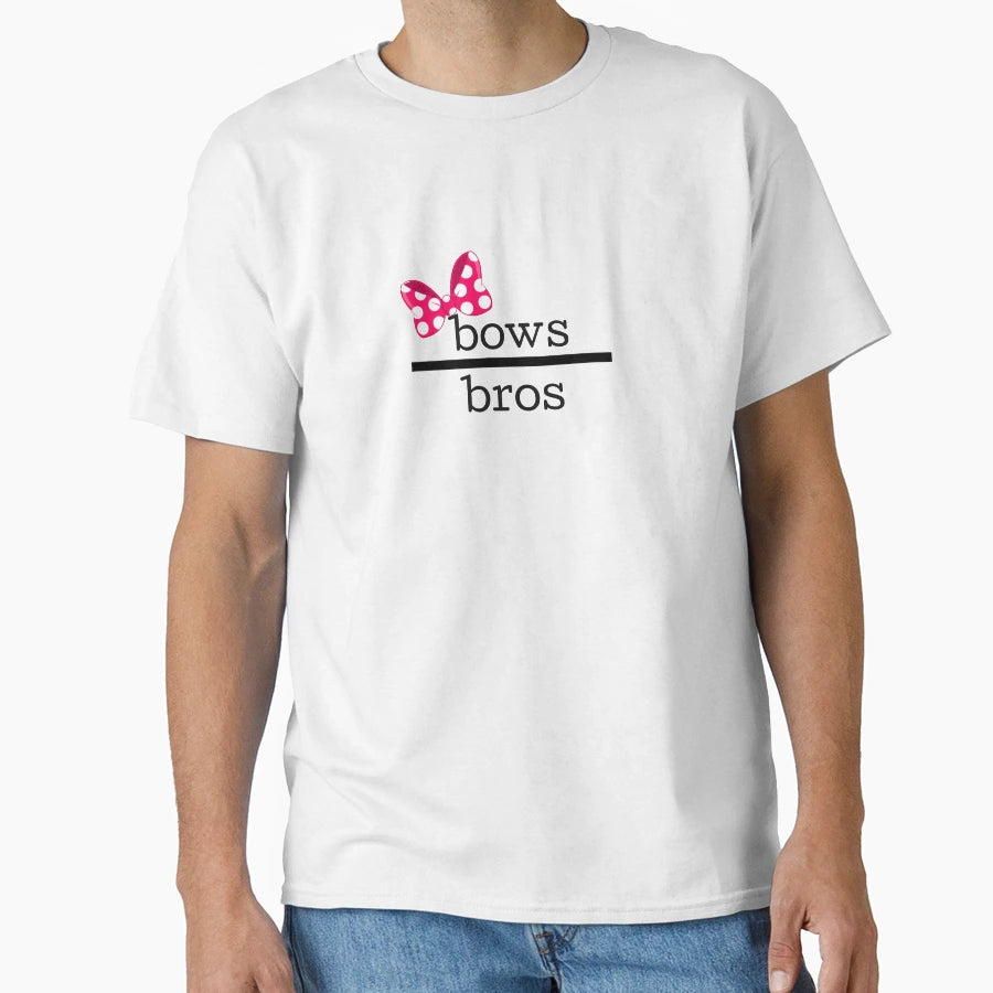Bows Over Bros T-Shirt - Custom Art Print Men Women - T-Shirt, Sweatshirt, Hoodie