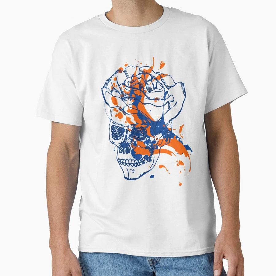 Splash Skull T-Shirt - Trendy Graphic Men Women - T-Shirt, Sweatshirt, Hoodie