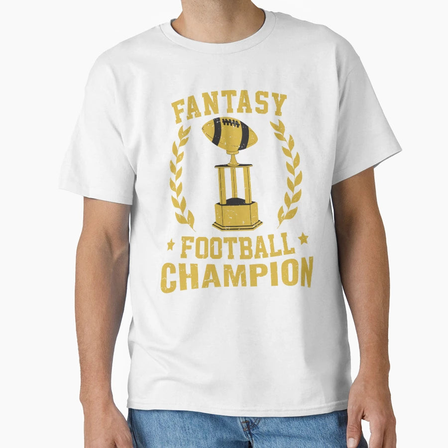 Fantasy Football Champion T-Shirt - Minimalist Print for Adults - T-Shirt, Sweatshirt, Hoodie