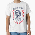 Luka Modric Croatia Football Midfield T-Shirt - Custom Art Print Men Women - T-Shirt, Sweatshirt, Hoodie