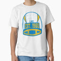 Los Angeles Throwback Football Helmet T-Shirt - Streetwear Style Men Women - T-Shirt, Sweatshirt, Hoodie