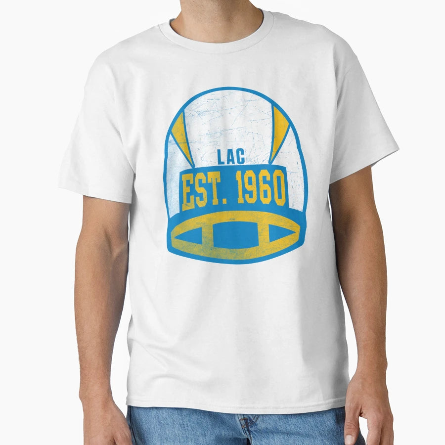 Los Angeles Throwback Football Helmet T-Shirt - Streetwear Style Men Women - T-Shirt, Sweatshirt, Hoodie
