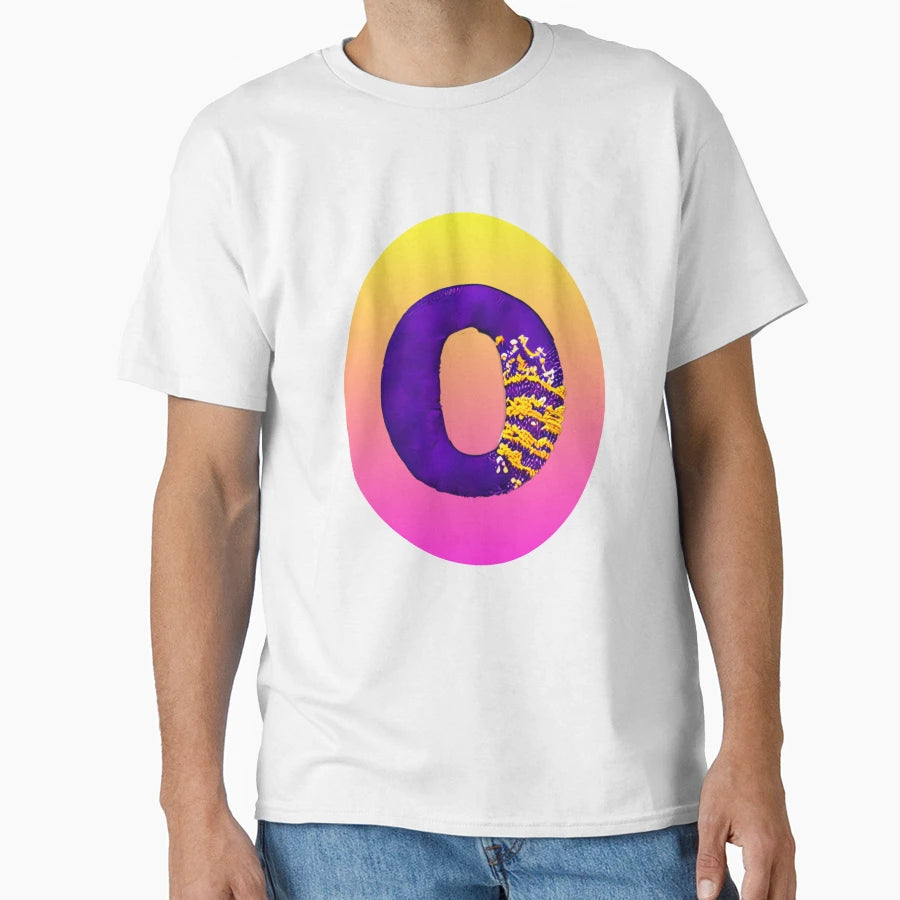 Letter O Monogram Typography Collage T-Shirt - Custom Art Print Men Women - T-Shirt, Sweatshirt, Hoodie