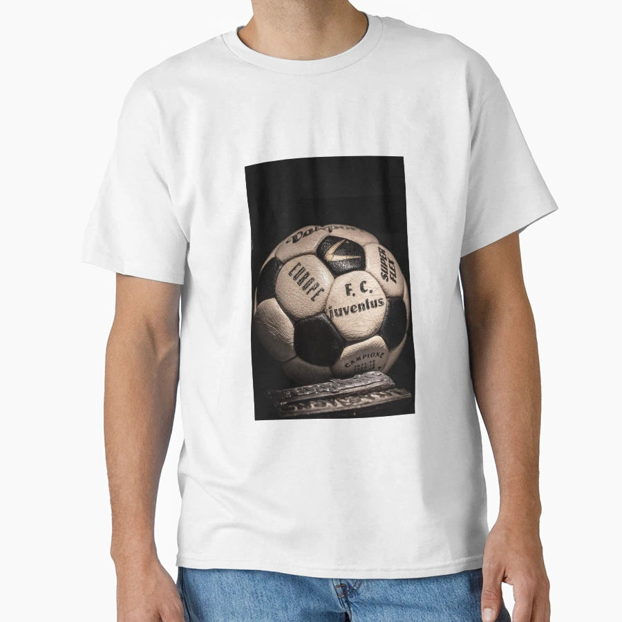 Juventus Football Ball T-Shirt - Novelty Apparel Unisex - T-Shirt, Sweatshirt, Hoodie
