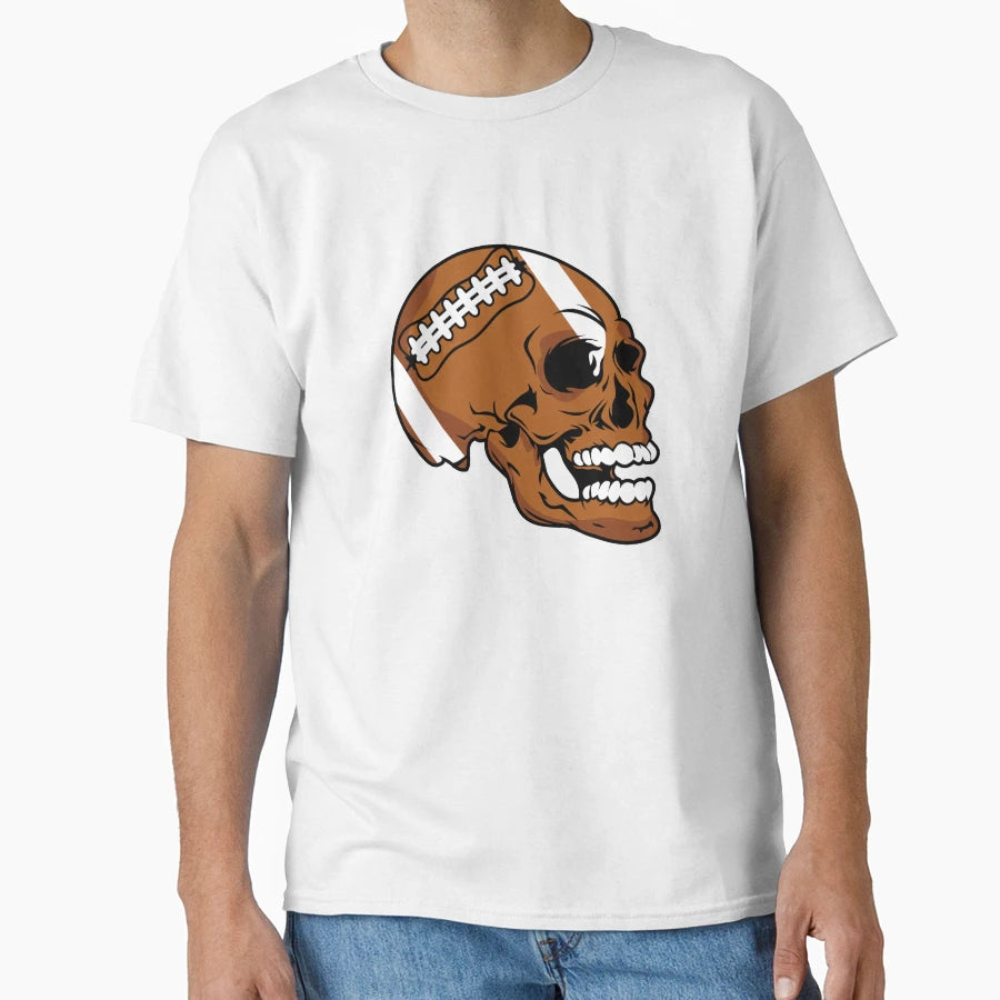 Rugby Skull Hardcore Game Passion T-Shirt - Fun Novelty Design Men Women - T-Shirt, Sweatshirt, Hoodie
