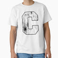 Letter C Initials T-Shirt - Minimalist Print for Adults - T-Shirt, Sweatshirt, Hoodie