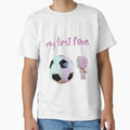 My First Love Soccer T-Shirt - Graphic Print Men Women - T-Shirt, Sweatshirt, Hoodie