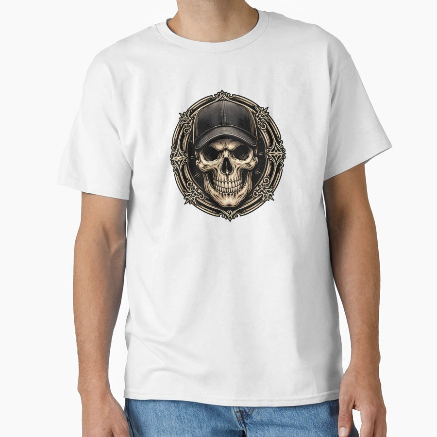 Eternal Ride Skull Endless Road T-Shirt - Minimalist Print Men Women - T-Shirt, Sweatshirt, Hoodie