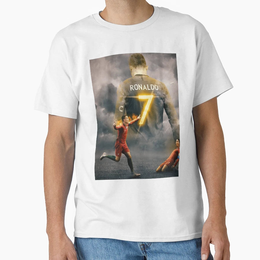 Aesthetic Ronaldo T-Shirt - Casual Everyday Wear for Adults - T-Shirt, Sweatshirt, Hoodie
