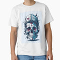 Skull Flowers T-Shirt - Fun Novelty Design for Adults - T-Shirt, Sweatshirt, Hoodie