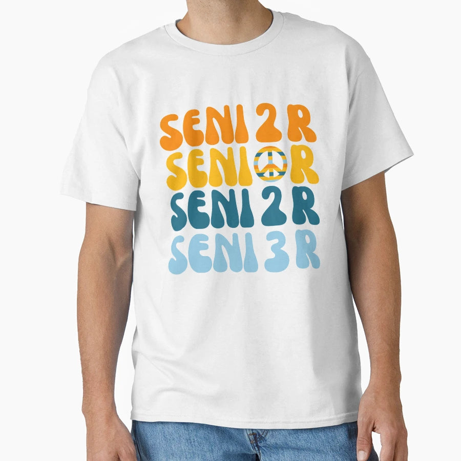 Senior Year Vibes Back To School Senior T-Shirt - Custom Art Print Unisex - T-Shirt, Sweatshirt, Hoodie