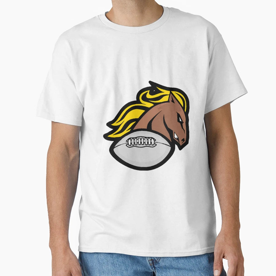 Bronco Football Team T-Shirt - Fun Novelty Design Unisex - T-Shirt, Sweatshirt, Hoodie