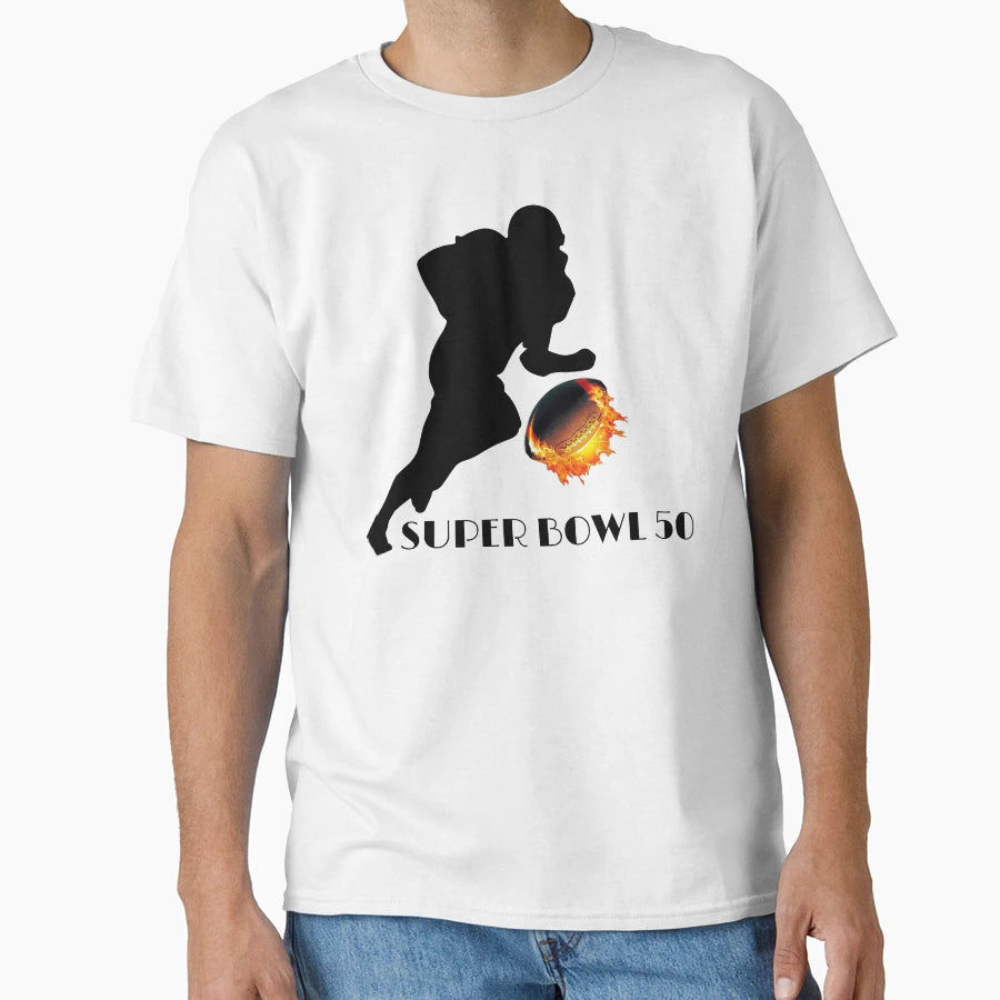 Super Bowl 50 T-Shirt - Aesthetic Graphic Men Women - T-Shirt, Sweatshirt, Hoodie