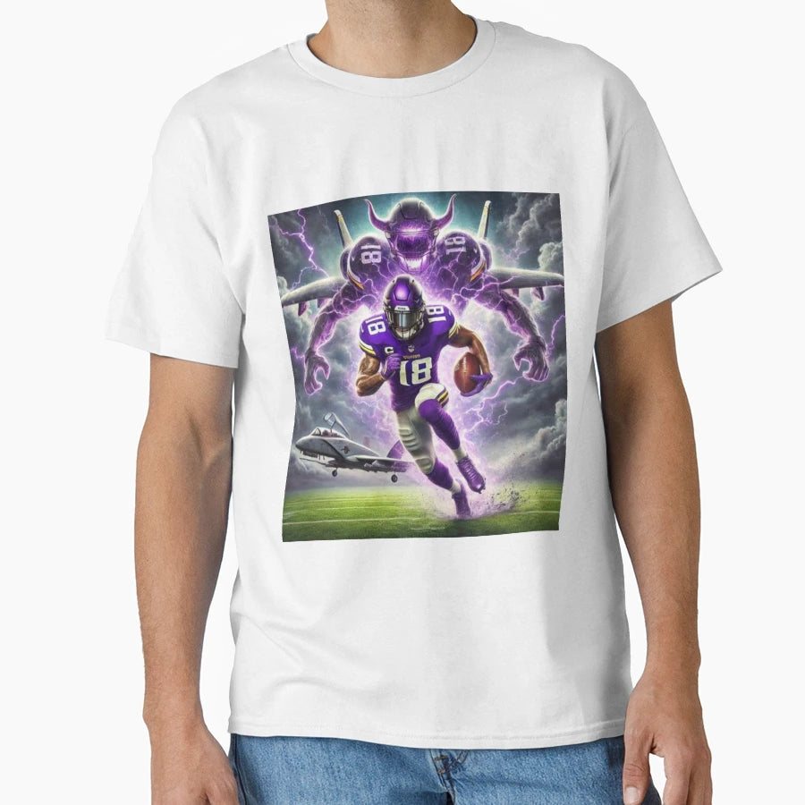 Vikes Attack T-Shirt - Fun Novelty Design Men Women - T-Shirt, Sweatshirt, Hoodie