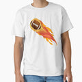 Fire Football T-Shirt - Minimalist Print Unisex - T-Shirt, Sweatshirt, Hoodie