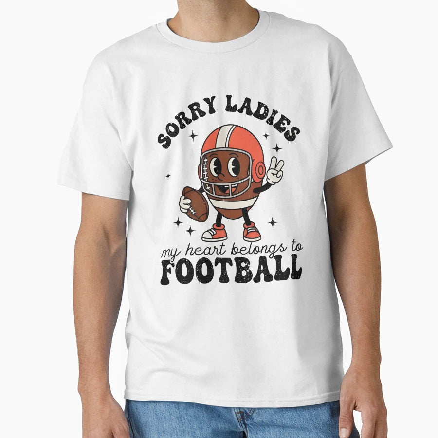 Football Valentines Day T-Shirt - Streetwear Style for Adults - T-Shirt, Sweatshirt, Hoodie