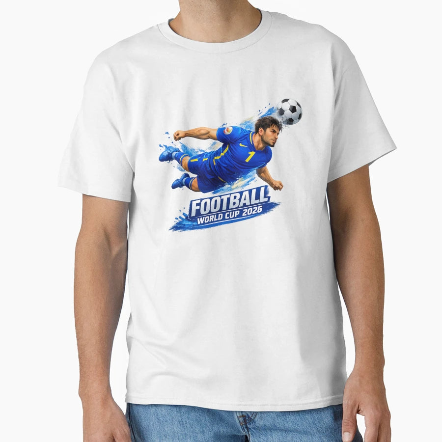 2026 World Cup Dynamic Footballer T-Shirt - Graphic Print Men Women - T-Shirt, Sweatshirt, Hoodie