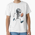 American Football Skeleton Football T-Shirt - Aesthetic Graphic Men Women - T-Shirt, Sweatshirt, Hoodie