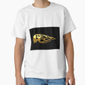 Golden Skull 3D Art Golden Skull Art T-Shirt - Novelty Apparel Men Women - T-Shirt, Sweatshirt, Hoodie