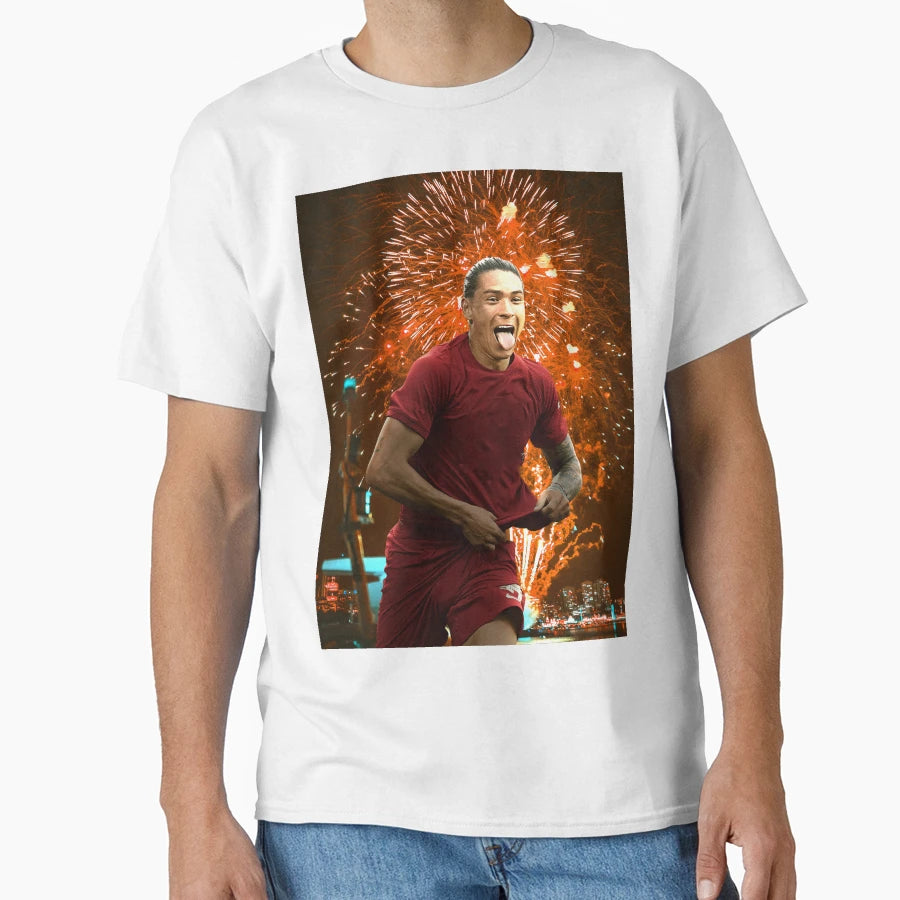Darwin Nunez Explosion T-Shirt - Graphic Print for Adults - T-Shirt, Sweatshirt, Hoodie
