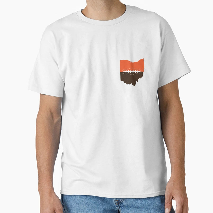 Oranger Cleveland Cle Ohio State T-Shirt - Unique Graphic for Adults - T-Shirt, Sweatshirt, Hoodie