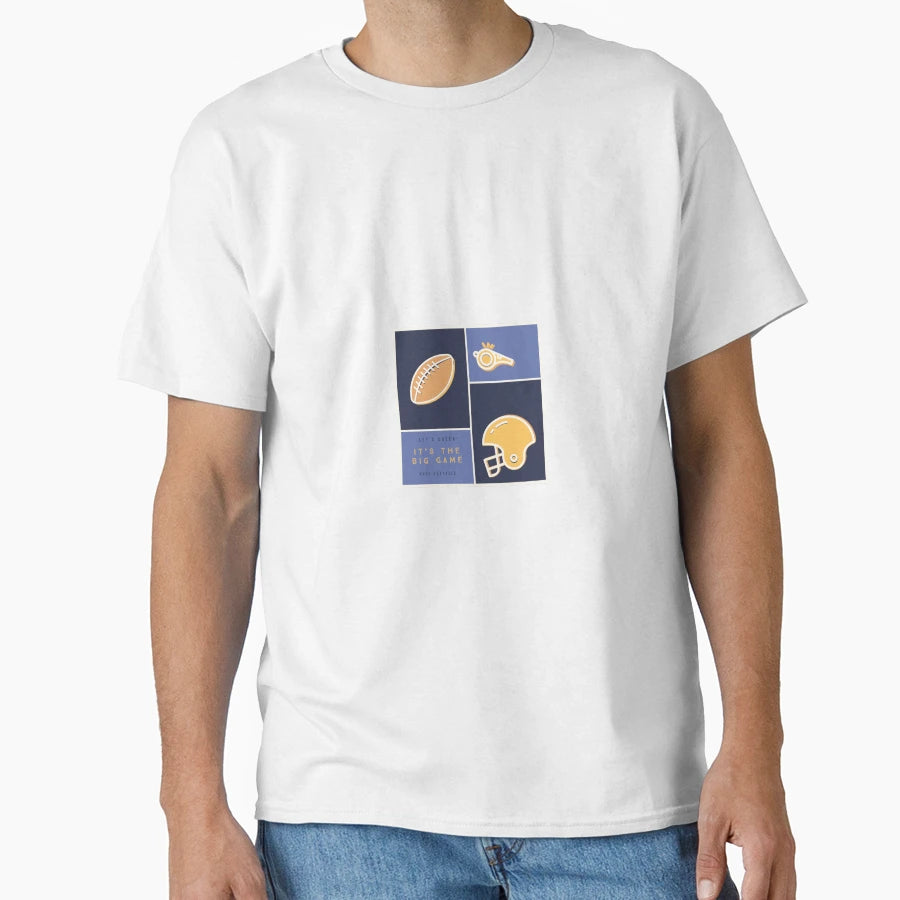 American Foodball Go Team Fans Match T-Shirt - Custom Art Print Unisex - T-Shirt, Sweatshirt, Hoodie