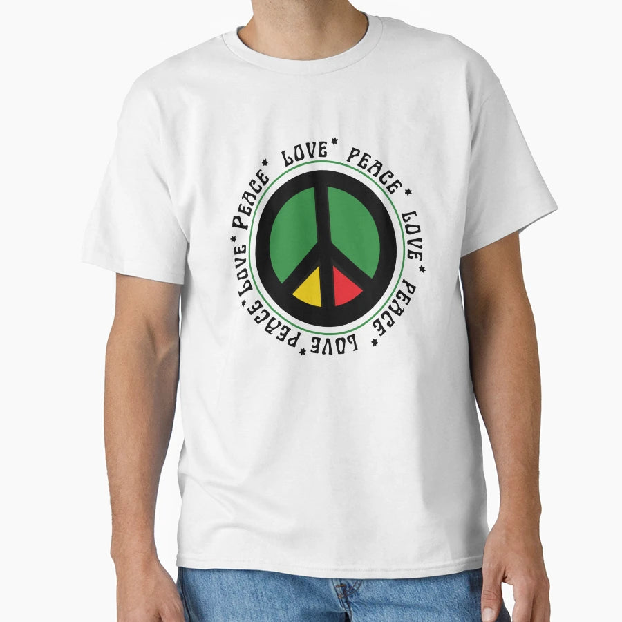 Peace And Love T-Shirt - Novelty Apparel Men Women - T-Shirt, Sweatshirt, Hoodie