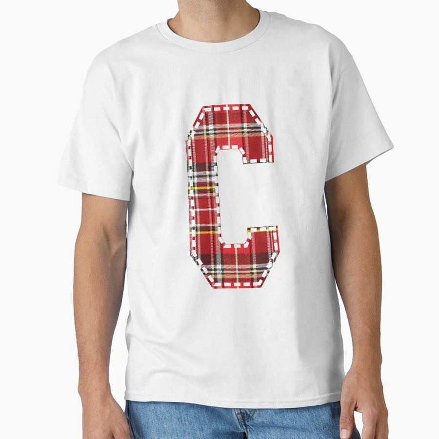 Letter C Capital Alphabet T-Shirt - Casual Everyday Wear Men Women - T-Shirt, Sweatshirt, Hoodie