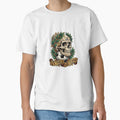 Victoria Aeterna Skull Laurels Football T-Shirt - Trendy Graphic Men Women - T-Shirt, Sweatshirt, Hoodie
