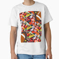 Football Game Patterns T-Shirt - Graphic Print Men Women - T-Shirt, Sweatshirt, Hoodie