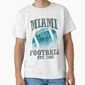 Miami Football T-Shirt - Minimalist Print Men Women - T-Shirt, Sweatshirt, Hoodie