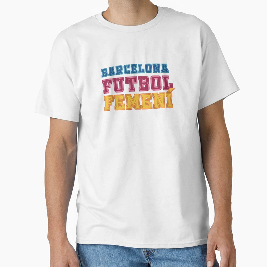 Barcelona Futbol Femeni Woso Womens T-Shirt - Trendy Graphic for Adults - T-Shirt, Sweatshirt, Hoodie