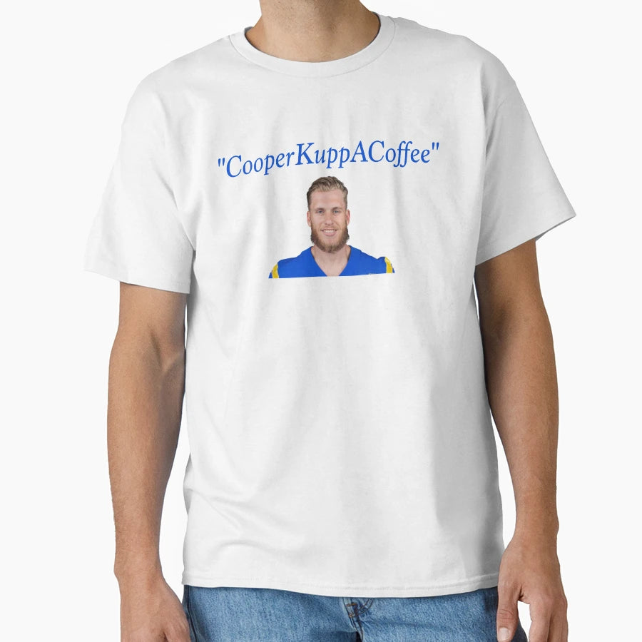 Cooper Kupp Coffee T-Shirt - Streetwear Style Unisex - T-Shirt, Sweatshirt, Hoodie