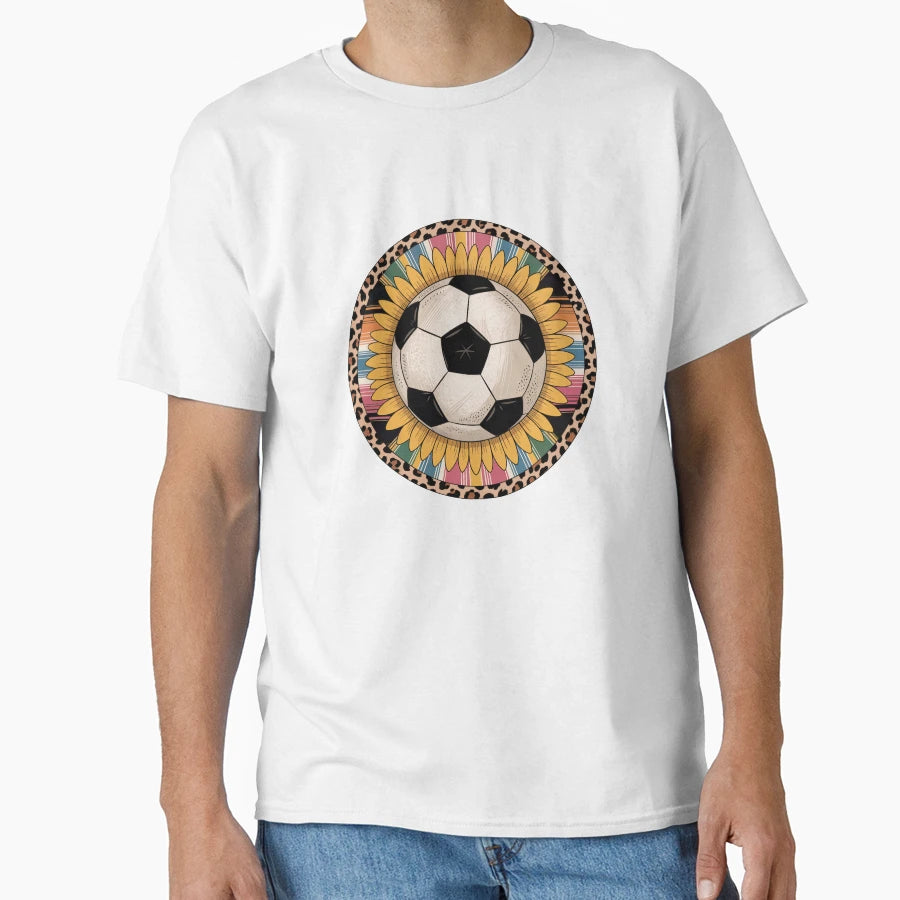 Sunflower Soccer T-Shirt - Fun Novelty Design for Adults - T-Shirt, Sweatshirt, Hoodie