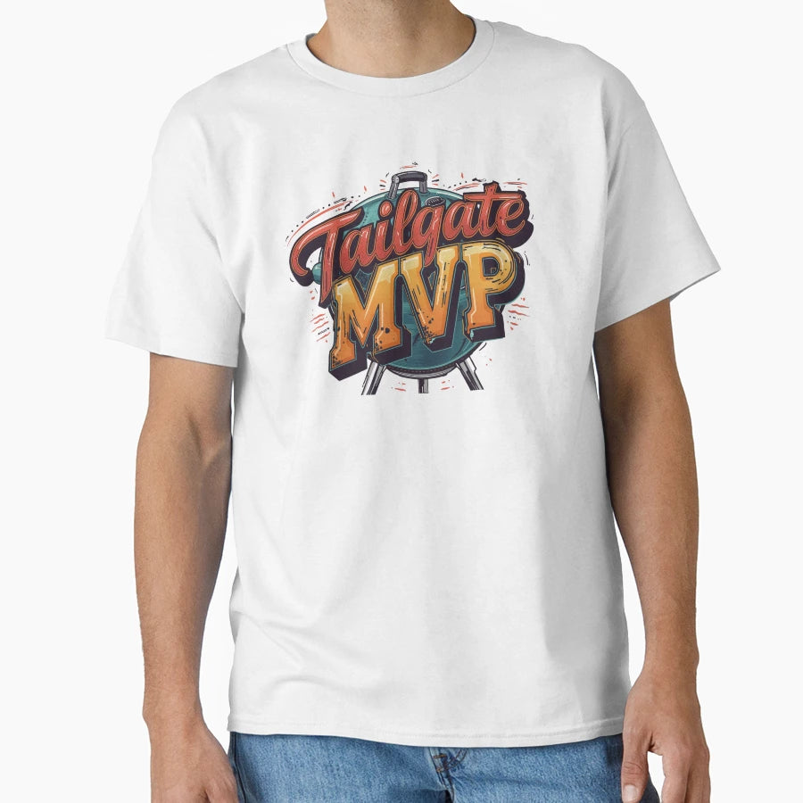 Tailgate Mvp Football T-Shirt - Aesthetic Graphic for Adults - T-Shirt, Sweatshirt, Hoodie