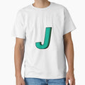 Green J T-Shirt - Trendy Graphic Men Women - T-Shirt, Sweatshirt, Hoodie