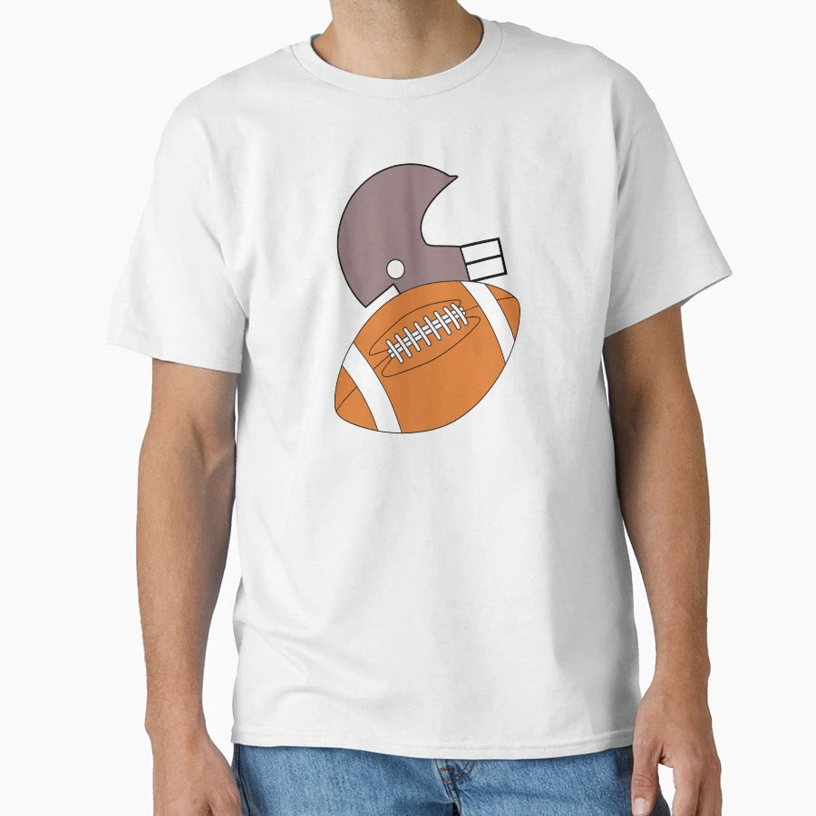 American Football Pattern T-Shirt - Casual Everyday Wear Men Women - T-Shirt, Sweatshirt, Hoodie