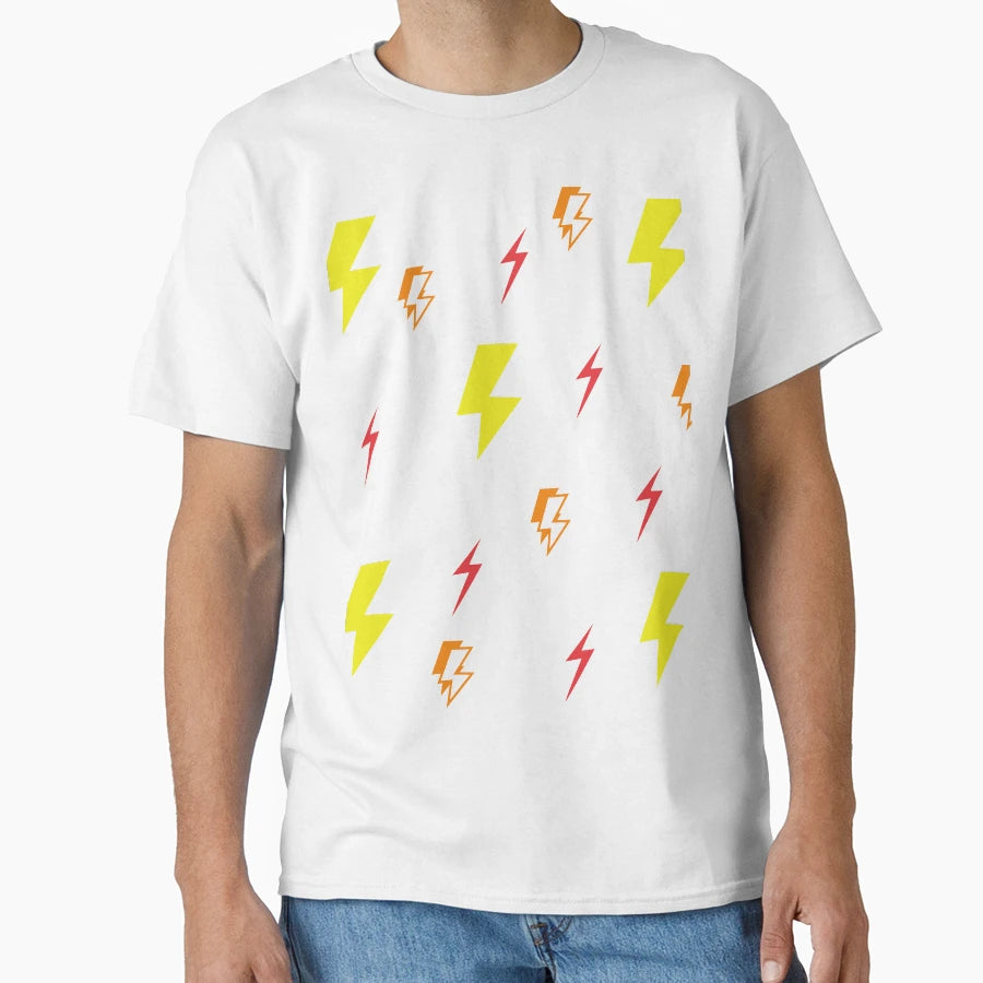 Lightning Pattern T-Shirt - Custom Art Print Men Women - T-Shirt, Sweatshirt, Hoodie
