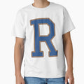 Magical Blue And Bronze Letter R T-Shirt - Casual Everyday Wear Unisex - T-Shirt, Sweatshirt, Hoodie