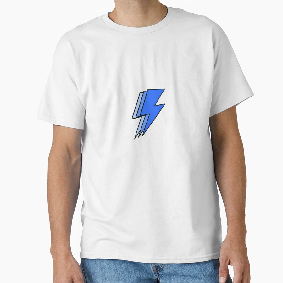 Blue Lightning T-Shirt - Trendy Graphic Unisex - T-Shirt, Sweatshirt, Hoodie