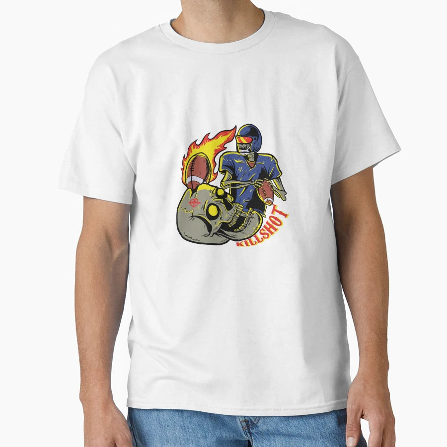Killshot American Football Player T-Shirt - Fun Novelty Design for Adults - T-Shirt, Sweatshirt, Hoodie