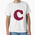 Letter C Initial C T-Shirt - Casual Everyday Wear Unisex - T-Shirt, Sweatshirt, Hoodie