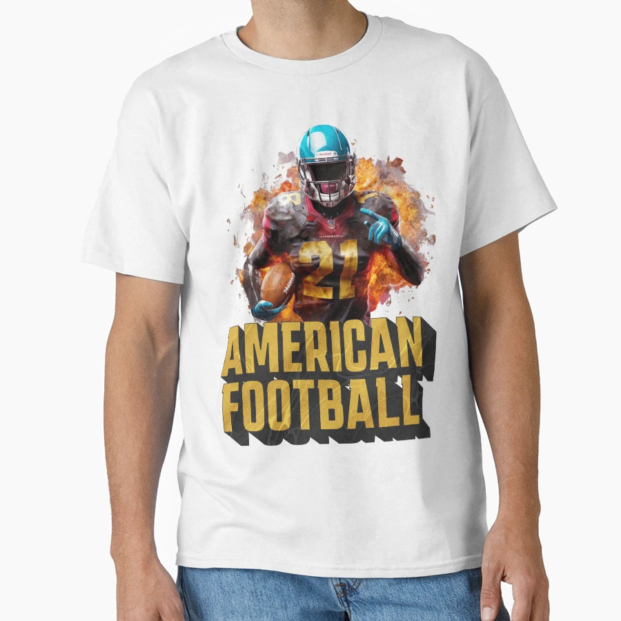American Football T-Shirt - Graphic Print Unisex - T-Shirt, Sweatshirt, Hoodie