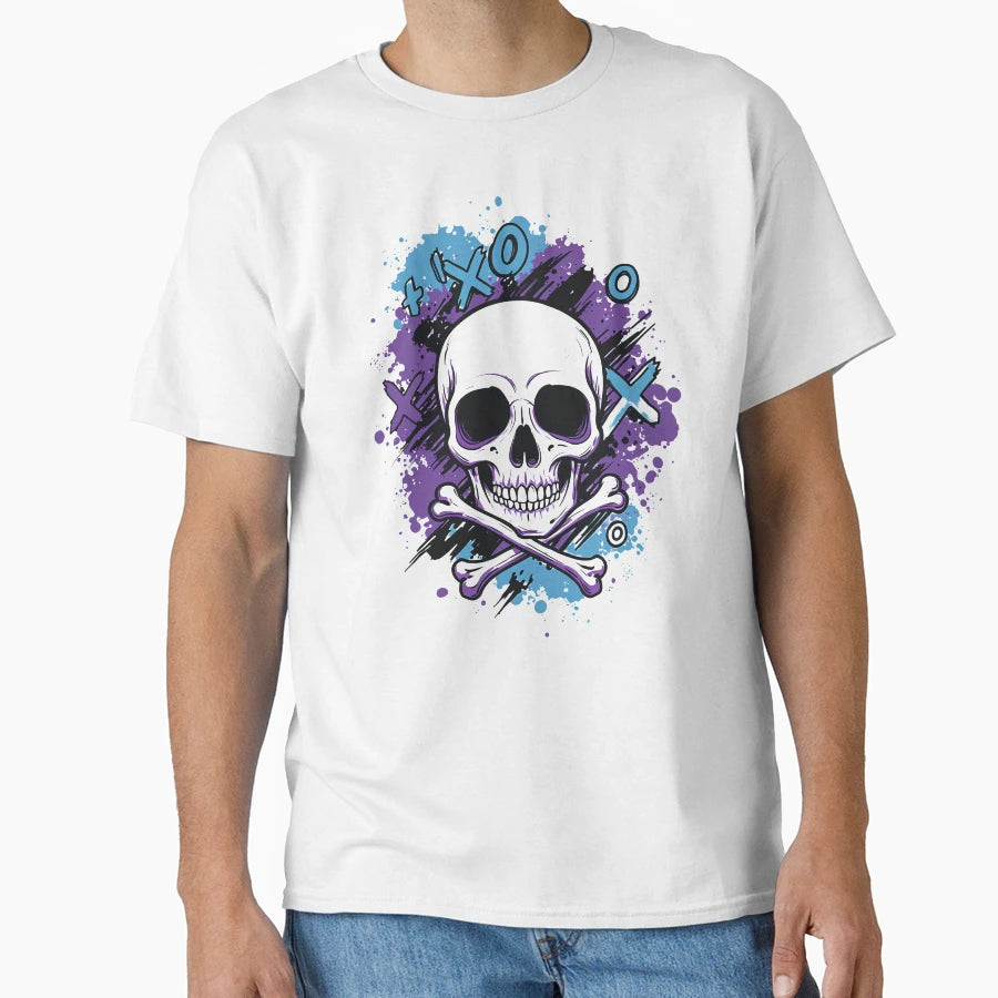 Skull And Bones Xoxo T-Shirt - Minimalist Print for Adults - T-Shirt, Sweatshirt, Hoodie