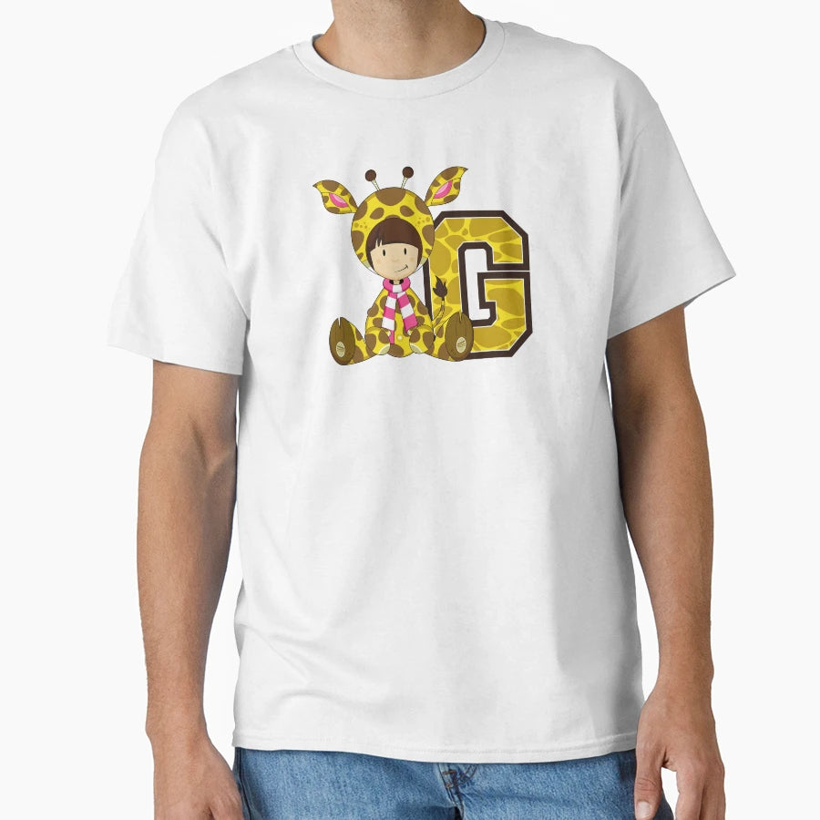 G Is Giraffe T-Shirt - Trendy Graphic Men Women - T-Shirt, Sweatshirt, Hoodie