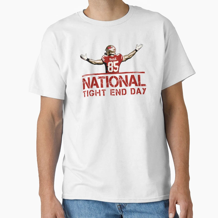 National Tight End Day T-Shirt - Unique Graphic for Adults - T-Shirt, Sweatshirt, Hoodie