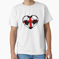 England Soccer Football T Shirts T-Shirt - Minimalist Print for Adults - T-Shirt, Sweatshirt, Hoodie