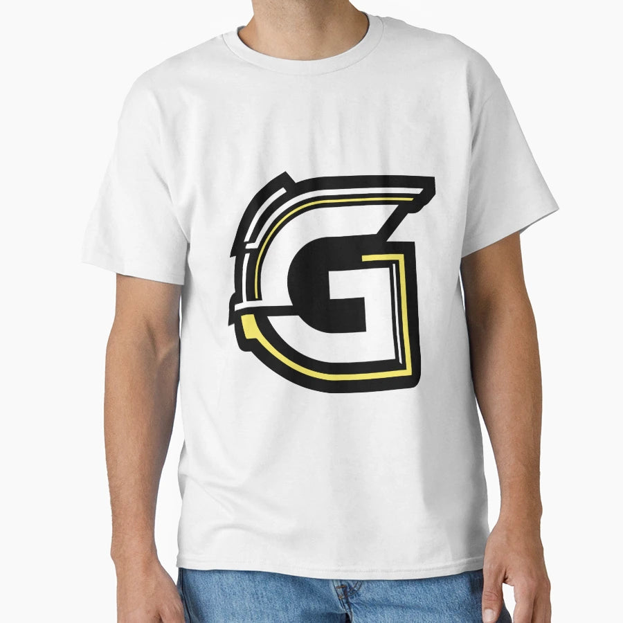 Illustration Letter G Esports Shield T-Shirt - Unique Graphic for Adults - T-Shirt, Sweatshirt, Hoodie