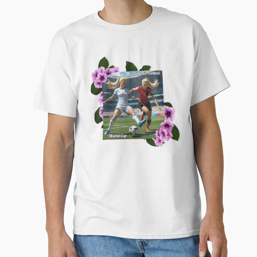Womens Football World Cup T-Shirt - Fun Novelty Design Men Women - T-Shirt, Sweatshirt, Hoodie